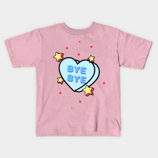 Bye Bye Break up Heart Kids T-Shirt